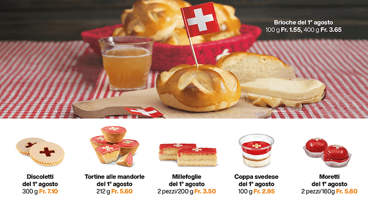 sett 31 Brioche Discoletti Tortine alle mandorle Millefoglie Coppa svedese Moretti del 1 agosto