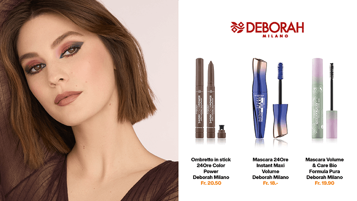 sett40 Ultime novita a firma Deborah Milano Ombretto in stick 24Ore Color Power Deborah Milano Mascara