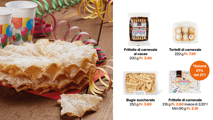 img sett05 Frittelle carnevale cacao Tortelli carnevale Bugie zuccherate Frittelle carnevale