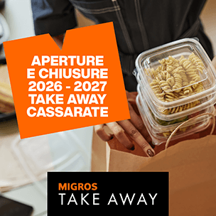 APERTURA CHIUSURA TAKE AWAY CASSARATE