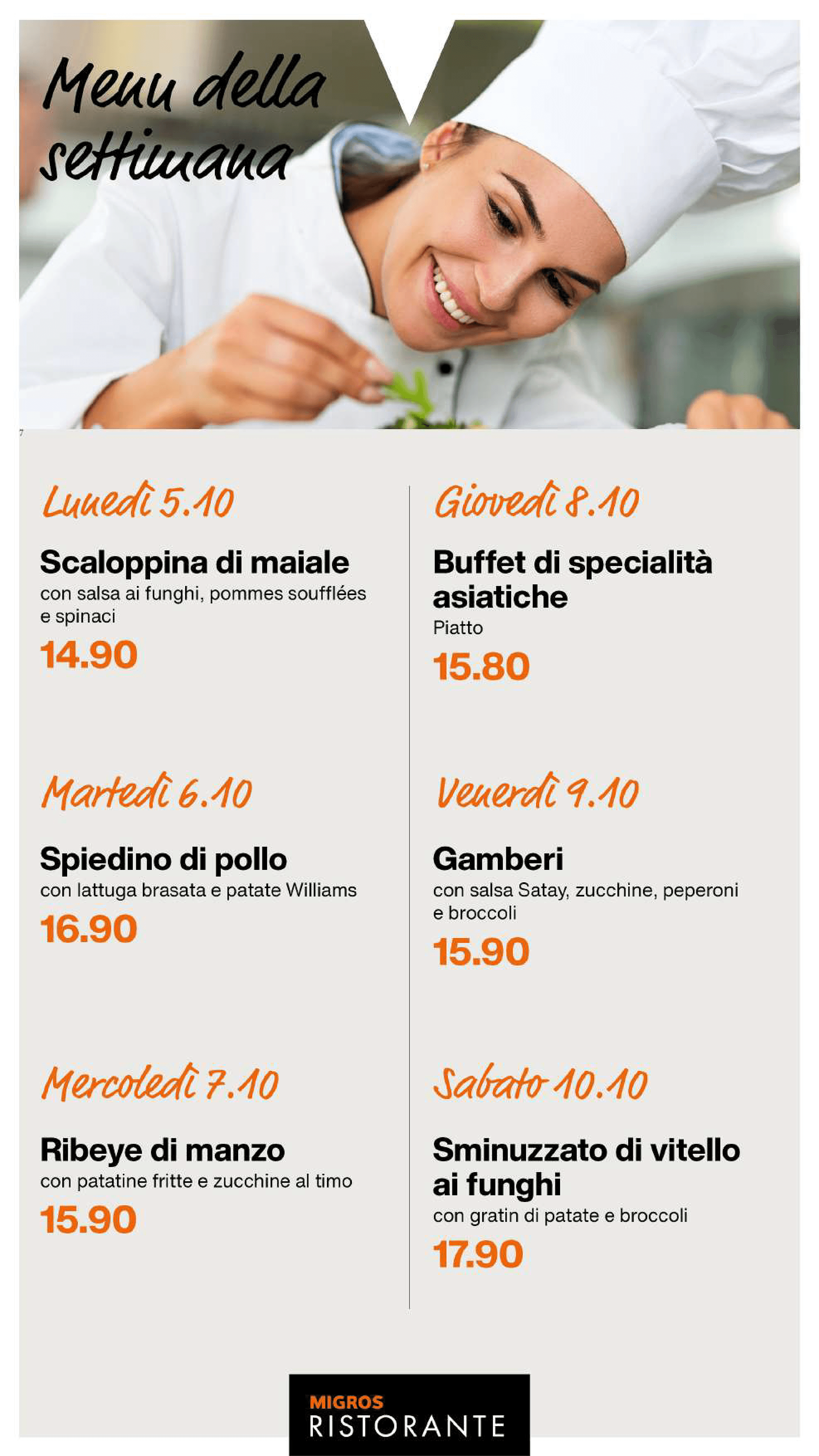 Ricette della settimana