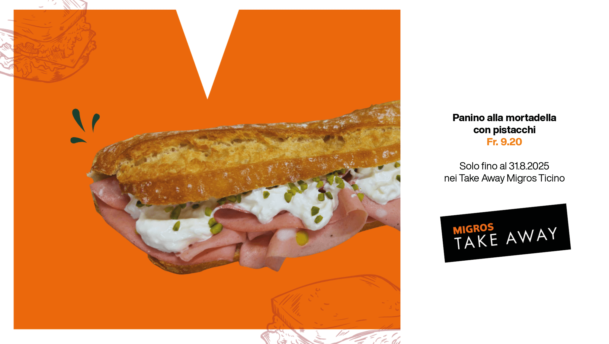 il panino del mese nel tuo take away migros sette34 2