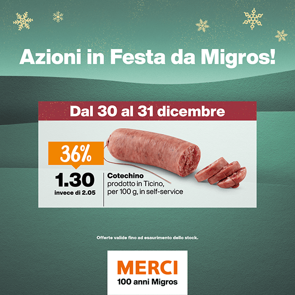 13 landing Dal 30 al 31 dicembre Cotechino