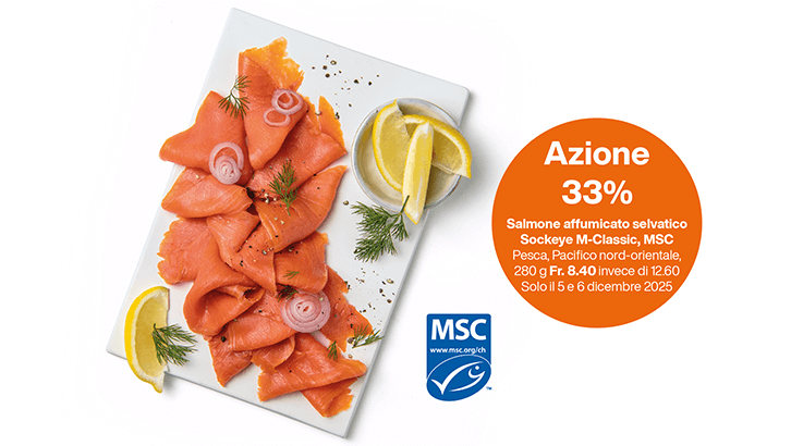 img sett49 Salmone affumicato selvatico Sockeye M Classic MSC