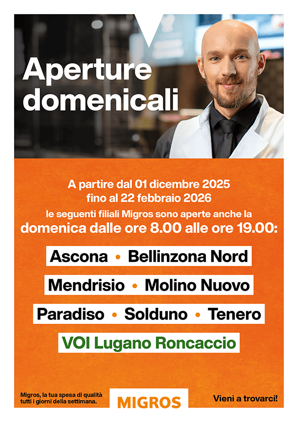 slider mobile Aperture staordinarie domenicali dal 01 01 2026 al 22 02 2026