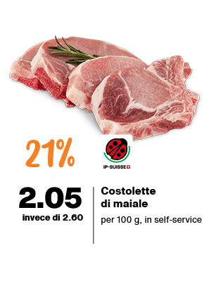 Migros Ticino azioni 2026 sett 21 Costolette di maiale Migros Ticino azioni 2026 sett 21 Costolette di maiale