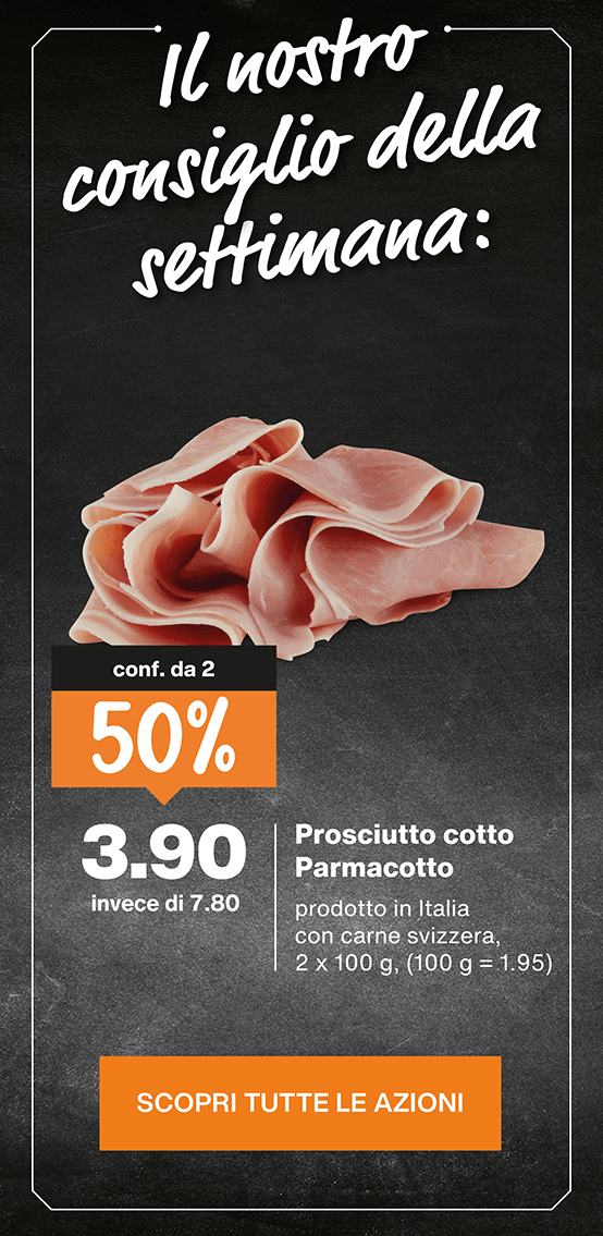 migros ticino azioni 2026 sett 22 Prosciutto cotto Parmacotto