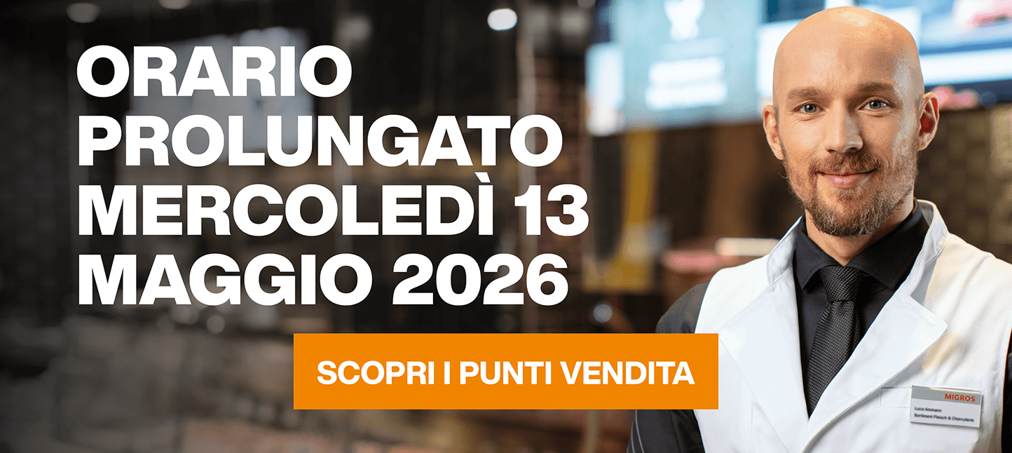 slider desk Orario prolungato mercoledì 13 05 2026