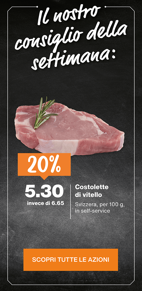 migros ticino azioni 2026 sett 23 Costolette di vitello