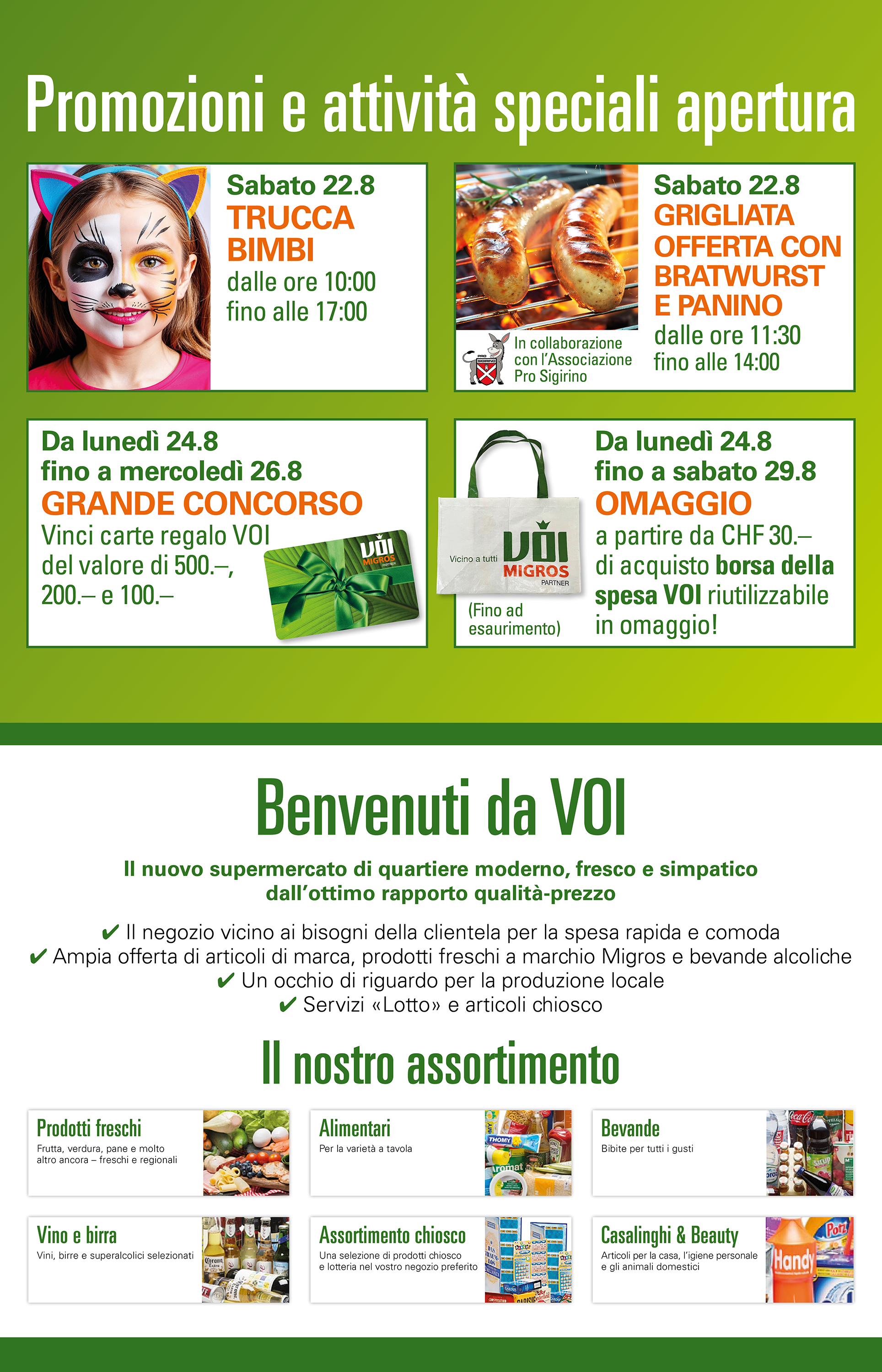 box nuova apertura VOI Sigirino