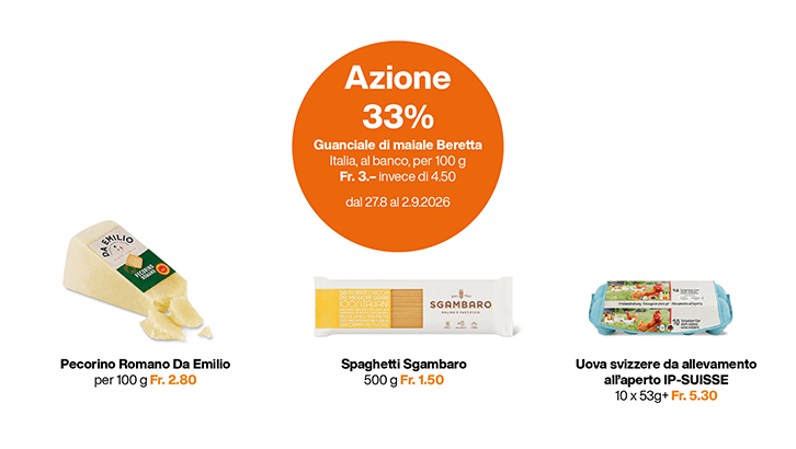 img sett35 Pecorino Romano Da Emilio Spaghetti Sgambaro Uova svizzere da allevamento all aperto IP SUISSE