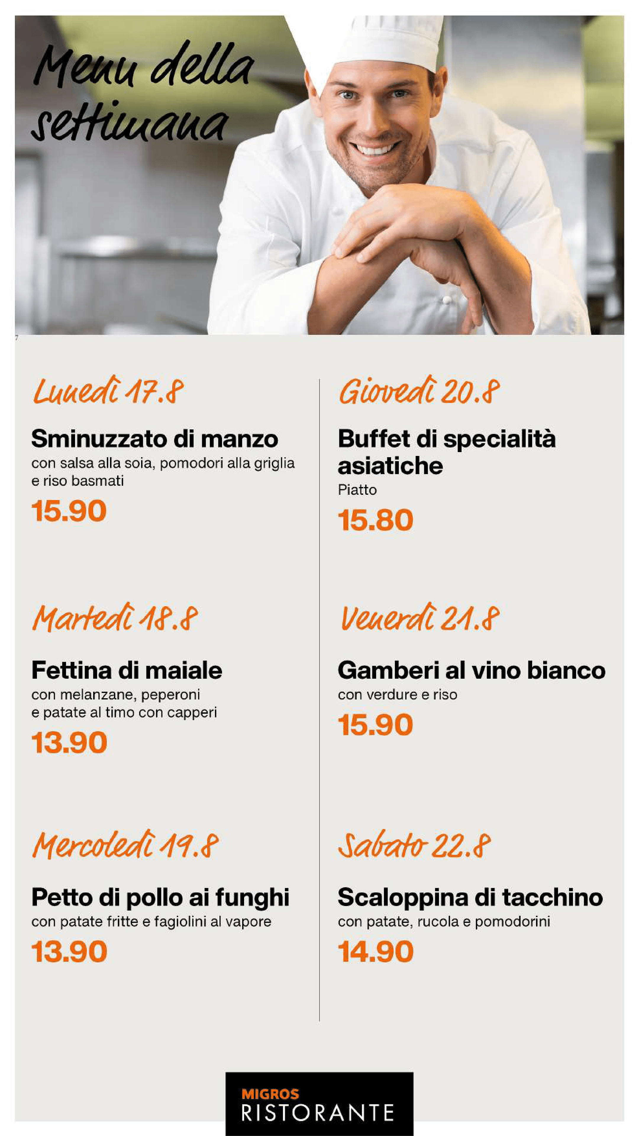 menu settimana 34