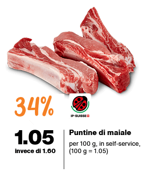 migros ticino azioni 2026 sett 34 Puntine di maiale