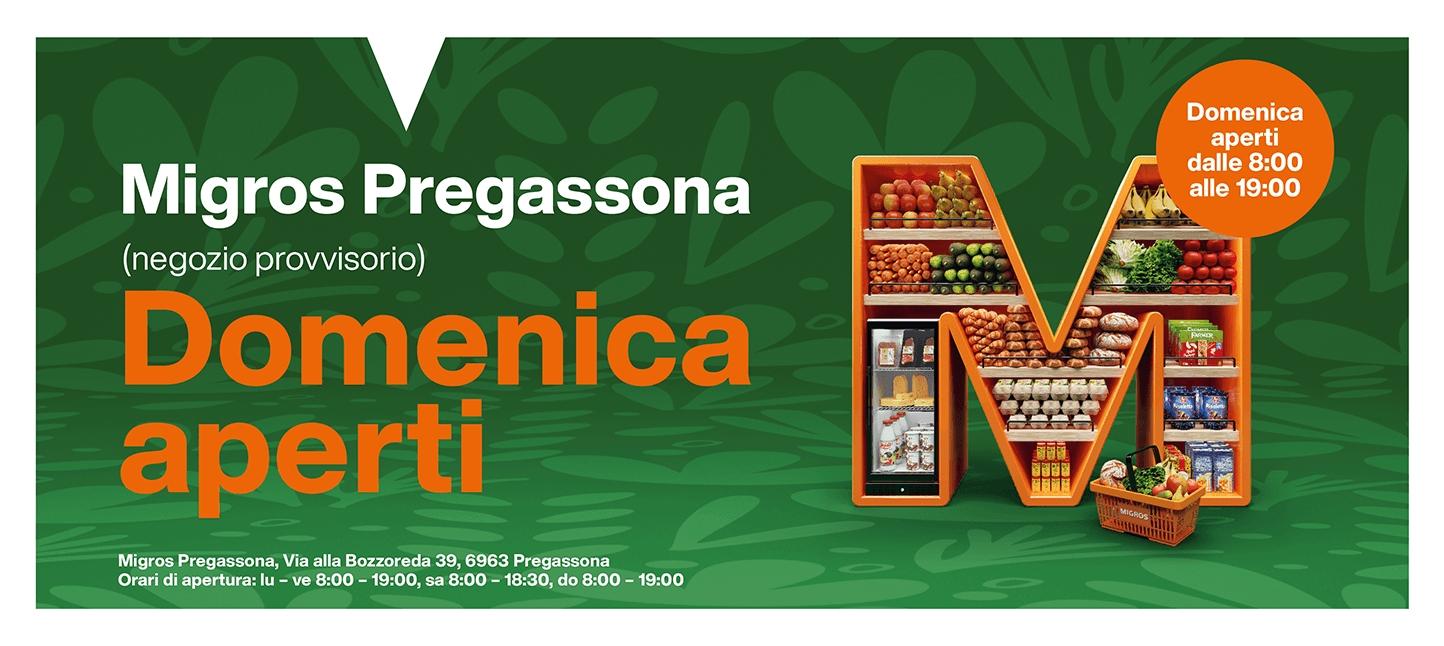 slider desk Apertura domenicale PREGASSONA Provvisorio