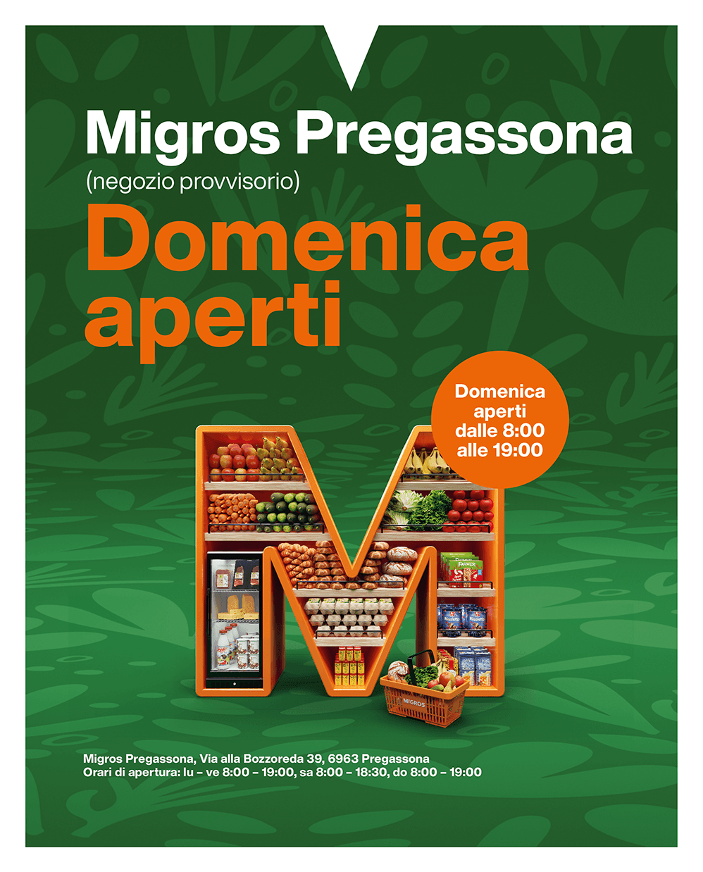 slider desk Apertura domenicale PREGASSONA Provvisorio
